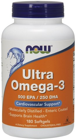 NOW FOODS Ultra Omega-3 - 180 softgels