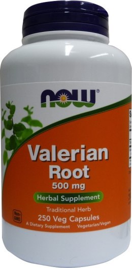 NOW FOODS Waleriana, 500 mg - 250 vkaps