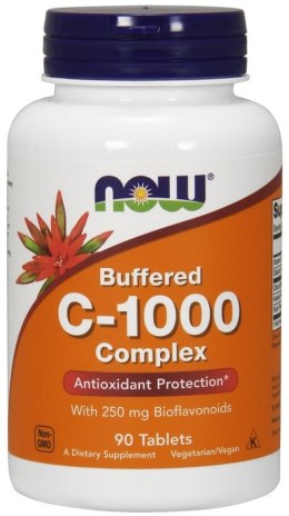 NOW FOODS Witamina C-1000 Complex - Biowflawonoidy Buforowana 90 tabs