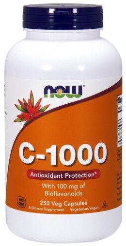 NOW FOODS Witamina C-1000 Bioflavonoidy - 250 vcaps