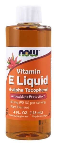 NOW FOODS Witamina E Liquid - 118 ml.