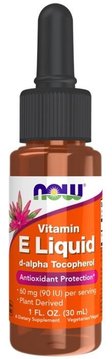 NOW FOODS Witamina E Liquid - 30 ml.