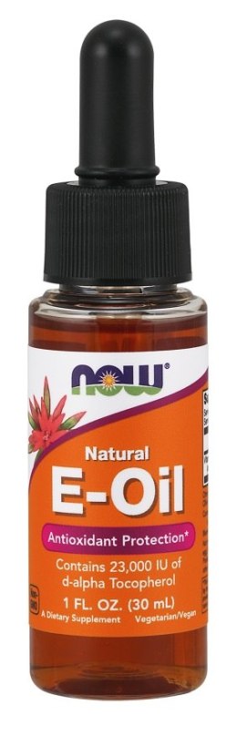 NOW FOODS Witamina E-Oil, Natural Liquid - 30 ml.