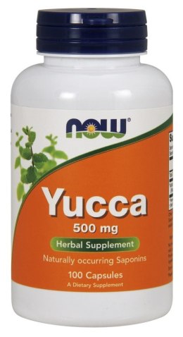 NOW FOODS Yucca, 500mg - 100 capsules