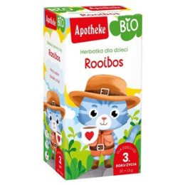 HERBATKA DLA DZIECI - ROOIBOS BIO 20 x 1,5 g - APOTHEKE