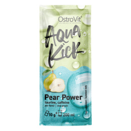 OstroVit Aqua Kick Pear Power 10 g napój z kofeiną smak gruszki