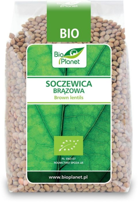 SOCZEWICA BRĄZOWA BIO 400 g - BIO PLANET TERMIN: 30.11