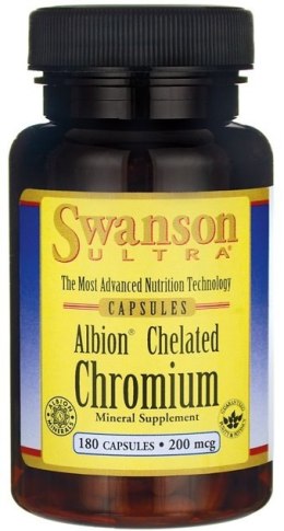 SWANSON ALBION CHELATOWANY CHROM 200 MCG 180 KAPSUŁEK