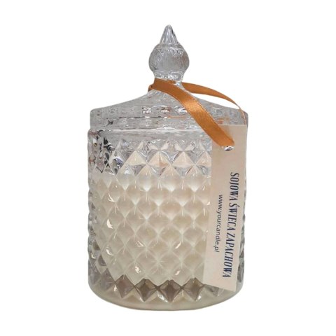 ŚWIECA SOJOWA ZAPACHOWA SŁONY KARMEL W KRYSZTALE 250 ml - YOUR CANDLE