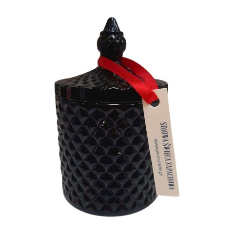 ŚWIECA SOJOWA ZAPACHOWA ŚWIĄTECZNY CZAS W KRYSZTALE CZARNYM 250 ml - YOUR CANDLE (PRODUKT SEZONOWY) ŚWIECA SOJOWA ZAPACHOWA ŚWIĄTECZNY CZAS W KRYSZTALE CZARNYM 250 ml - YOUR CANDLE (PRODUKT SEZONOWY)