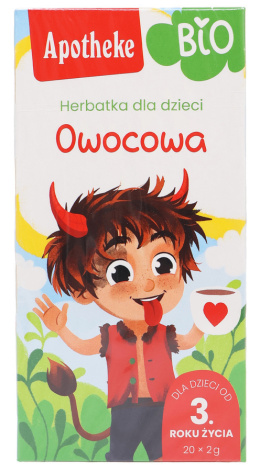 HERBATKA DLA DZIECI - OWOCOWA BIO 20 x 2 g - APOTHEKE