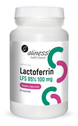 Lactoferrin LFS 95% 100 mg x 60 kaps - Aliness