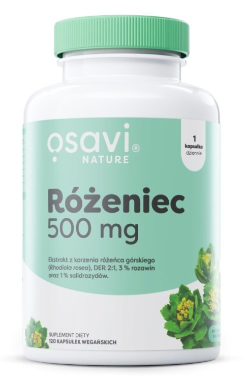 OSAVI Różeniec - 500mg - 120 vegan caps