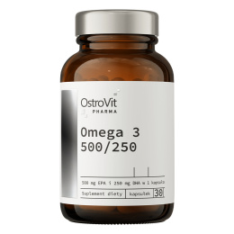 OstroVit Pharma Omega 3 500/250 30 kapsułek