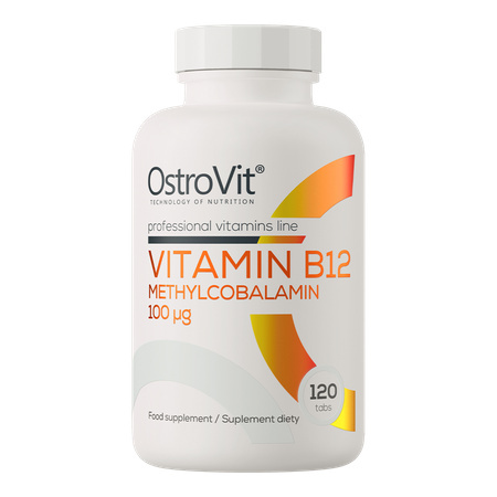 OstroVit Witamina B12 Metylokobalamina 100 mcg 120 tabletek