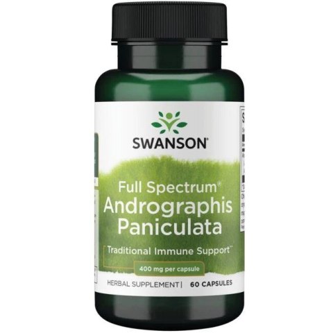 SWANSON FULL SPECTRUM ANDROGRAPHIS PANICULATA 400 MG 60 KAPSUŁEK