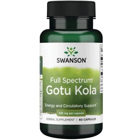 SWANSON FULL SPECTRUM GOTU KOLA 435 MG 60 KAPSUŁEK