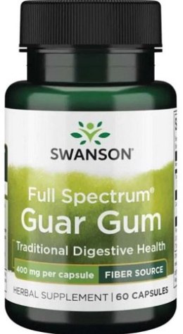 SWANSON FULL SPECTRUM GUMA GUAR 400 MG 60 KAPSUŁEK