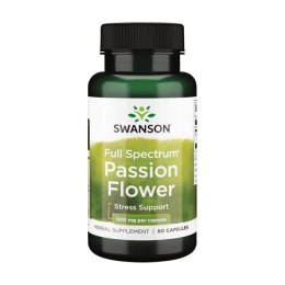 SWANSON FULL SPECTRUM MĘCZENNICA (PASSIFLORA) 500 MG 60 KAPSUŁEK