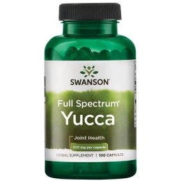 SWANSON FULL SPECTRUM YUCCA 500 MG 100 KAPSUŁEK