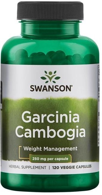 SWANSON GARCINIA CAMBOGIA 250 MG 120 KAPSUŁEK WEGETARIAŃSKICH