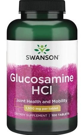 SWANSON GLUKOZAMINA HCL 1500 MG 100 TABLETEK