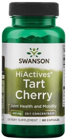 SWANSON HIACTIVES WIŚNIA 465 MG 60 KAPSUŁEK