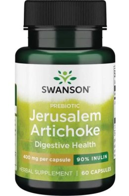 SWANSON PREBIOTYK Z KARCZOCHA JEROZOLIMSKIEGO 400 MG 60 KAPSUŁEK