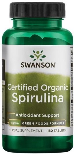 SWANSON SPIRULINA 180 TABLETEK