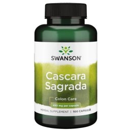 SWANSON SZAKŁAK AMERYKAŃSKI (CASCARA SAGRADA) 450 MG 100 KAPSUŁEK