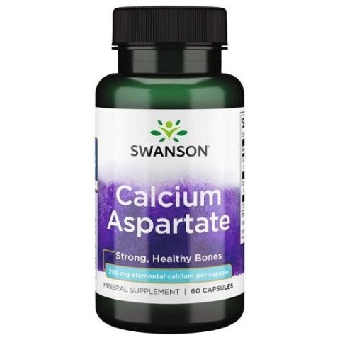 SWANSON ASPARAGINIAN WAPNIA 200 MG 60 KAPSUŁEK