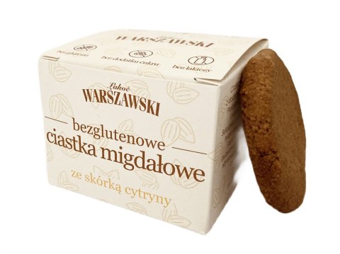 CIASTKA MIGDAŁOWE ZE SKÓRKĄ CYTRYNY BEZ DODATKU CUKRÓW BEZGLUTENOWE 150 g - ŁAKOĆ WARSZAWSKI