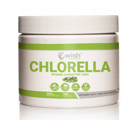 WISH CHLORELLA 500 mg - 500 TABLETEK