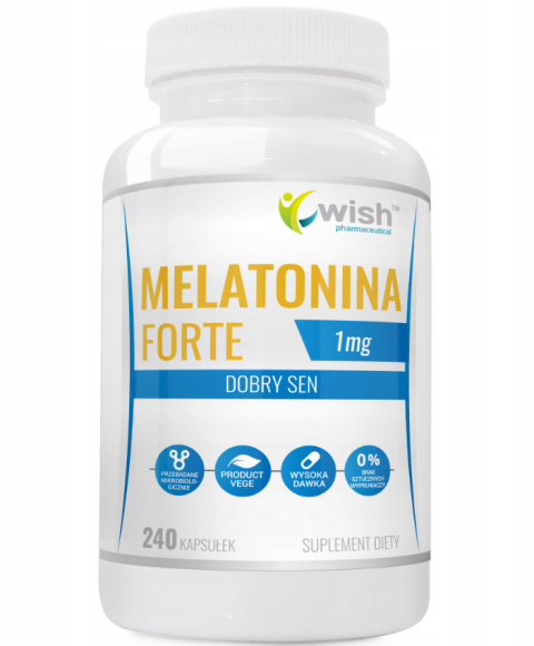 WISH MELATONINA FORTE 1 MG - 240 KAPSUŁEK