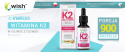 WISH NATURALNA WIT K2 MK7 50MCG FORTE KROPLE 30 ML