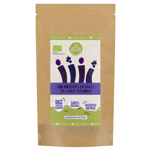BIO RÓŻDŻKI SMAKU ŚLIWKA JAGODA HELPA