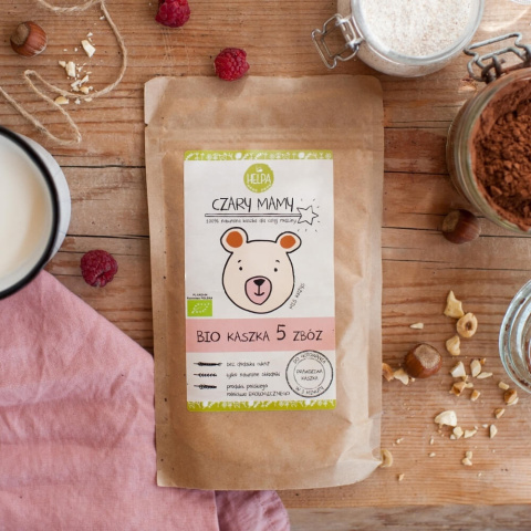 KASZKA 5 ZBÓŻ BIO CZARY MAMY 200 g - HELPA