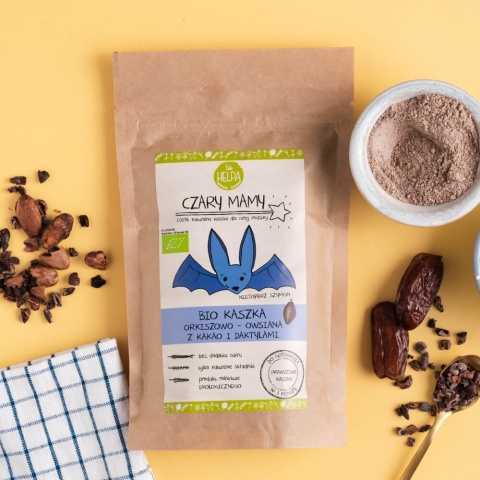 KASZKA ORKISZ OWSIANA KAKAO DAKTYLE 200g HELPA