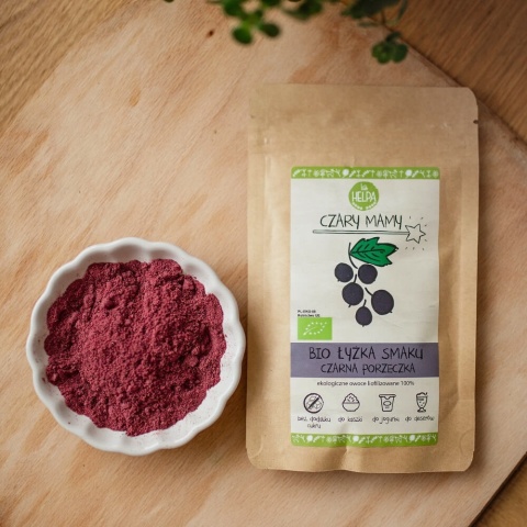 ŁYŻKA SMAKU CZARNA PORZECZKA LIOFILI BIO 40g HELPA