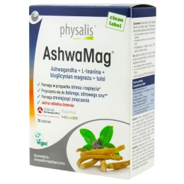 ASHWAGANDHA + MAGNEZ 30 TABLETEK - PHYSALIS