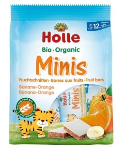 BATONY MINI BANAN - POMARAŃCZA OD 12 MIESIĄCA BIO (8 x 12,5 g) 100 g - HOLLE