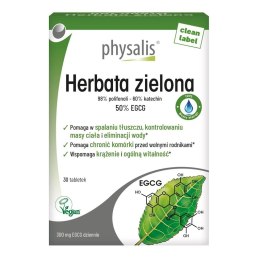 HERBATA ZIELONA 30 TABLETEK - PHYSALIS