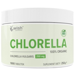 WISH CHLORELLA OCZYSZCZENIE ODPORNOŚĆ 1000 TABLETEK