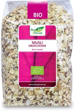 MUSLI ORZECHOWE BIO 600 g - BIO PLANET termin 08/02/2026