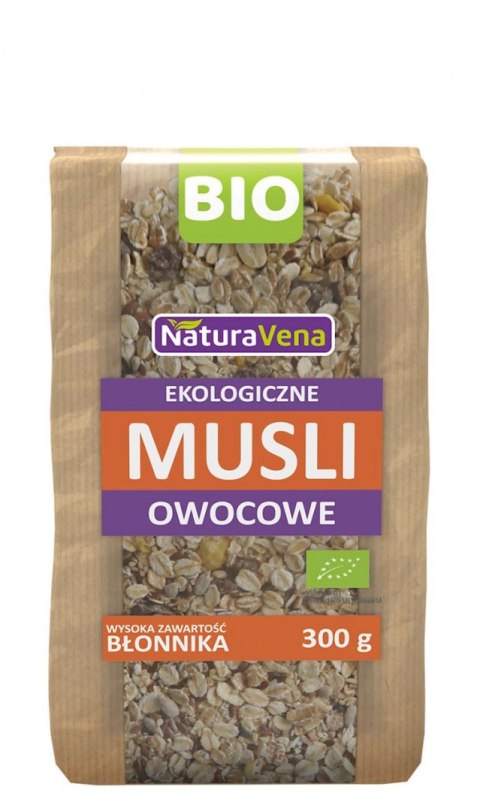 MUSLI OWOCOWE BIO 300 g - NATURAVENA termin 20/02/2026