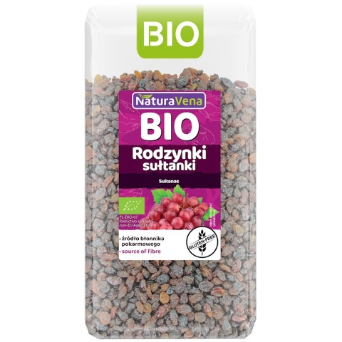 RODZYNKI SUŁTANKI BIO 400 g - NATURAVENA
