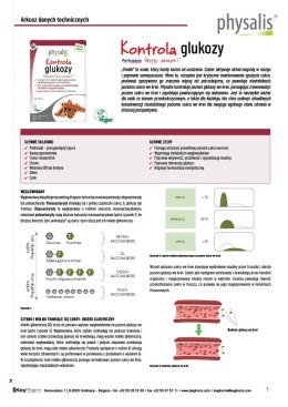 TABLETKI NA KONTROLĘ POZIOMU GLUKOZY 30 szt. - PHYSALIS