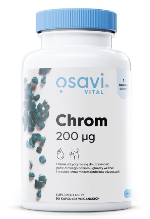 CHROM 200 MCG CUKIER METABOLIZM 90 KAPS. VEGE OSAVI