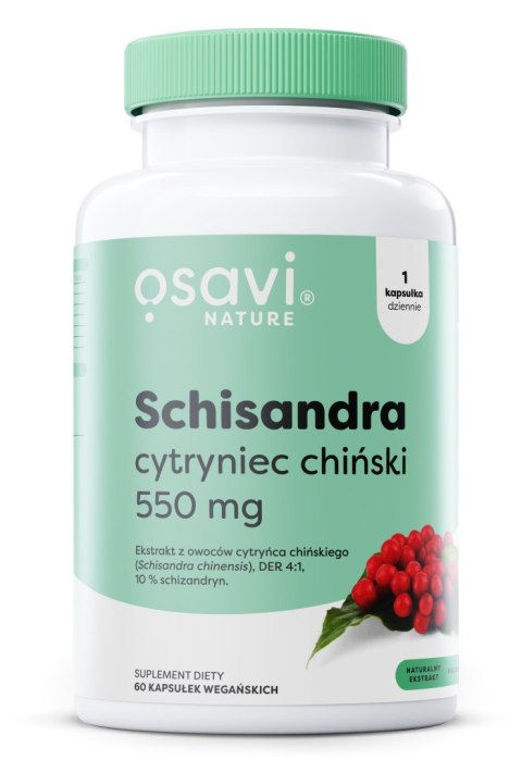 CYTRYNIEC CHIŃSKI 550 MG ENERGIA WĄTROBA 60 KAPS. VEGE OSAVI