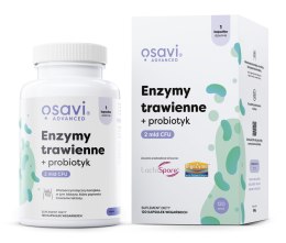 ENZYMY + PROBIOTYK TRAWIENIE JELITA 120 KAPS. VEGE OSAVI